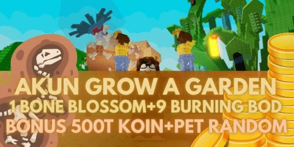 Gambar Product Account 1 Bone blossom | 9 burning bod (grow a garden)