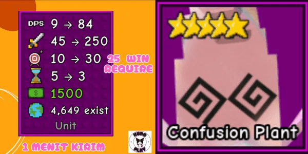 Confusion Plant (5 Stars) Garden Tower Defense