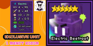 Electric Beetroot Garden Tower Defense