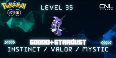 Gambar Product [Instinct/Mystic/Valor] Level 35+ / Tapu-fini / 50K+ Dust / PTC login