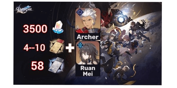 Gambar Product Reroll Akun HSR (Asia)