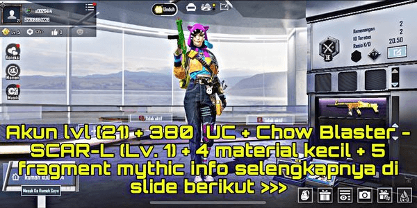 Gambar Product New pubg account + UC