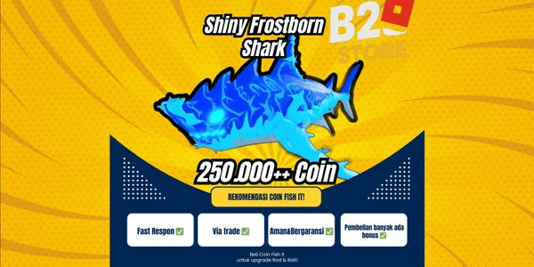 Gambar Product FISH IT - Shiny Frostborn Shark