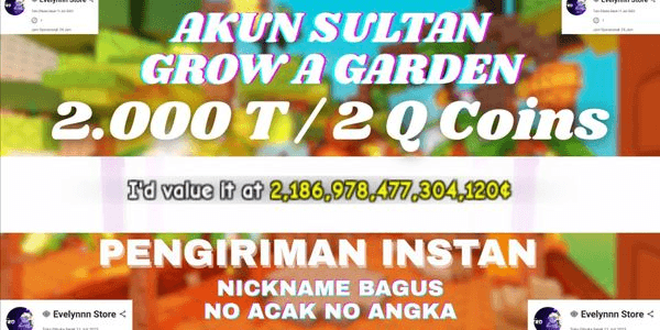 Gambar Product Akun Baru tapi SULTAN!! isi 2.000 T & Pengiriman otomatis!
