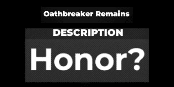 Gambar Product Oathbreaker Remains - Type Soul RBL