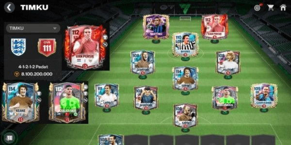 Gambar Product AKUN FC MOBILE GACOR SQUAD OVR 111 GOD PLAYER + SUPER LUXURIOUS‼️| For more details, read the product description.