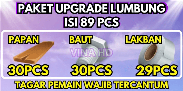 Hay Day Barn Upgrade Tool Contents 89pcs - Mandatory Limit 0