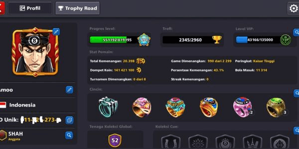 Gambar Product 17 Legendary Cue Login Miniclip 