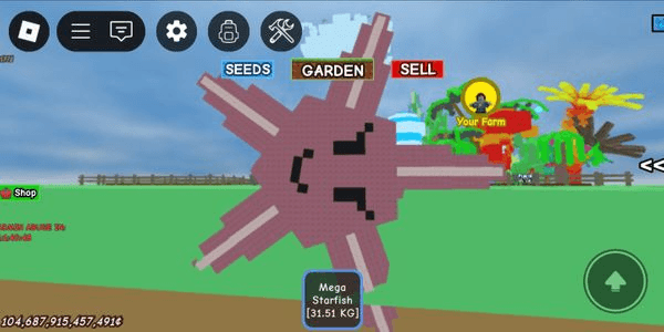 Gambar Product Mega Titan Starfish - Grow A Garden