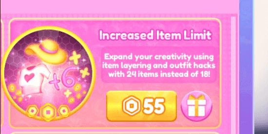 Gambar Product Increased Item Limit