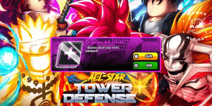 Display All Units - All Star Tower Defense X