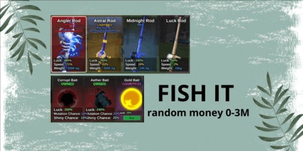 Gambar Product Fish It! - Angler Rod Aether Boober Corrupt Boober