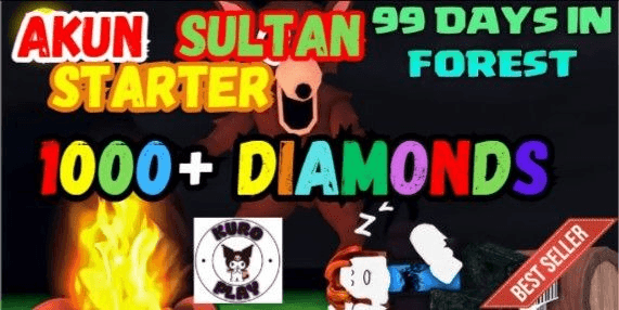 Gambar Product Akun Starter Sultan {FULL DIAMOND} | 99 Night In The Forest