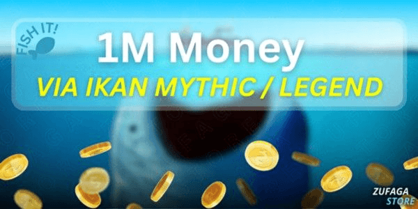 Gambar Product Coin/Money 1M Via Fish I Fish It