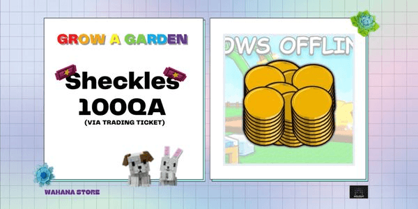 Gambar Product 100 QA | Trading Ticket | Grow A Garden