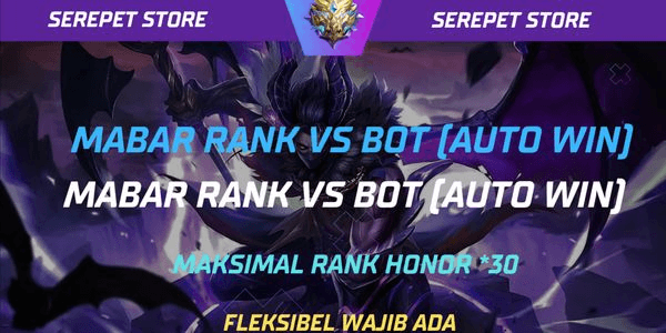 Gambar Product MABAR RANK VS BOT (AUTO WIN)