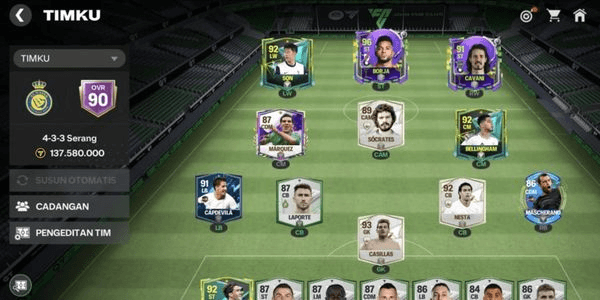 Gambar Product  AKUN FC MOBILE OVR 90 MURAH GG | BORJA 96, SON 92, CASILLAS 93, SQUAD SULTAN!  #2
