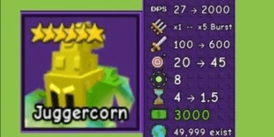 Gambar Product Exclusive Juggercorn | Garden Tower Defense