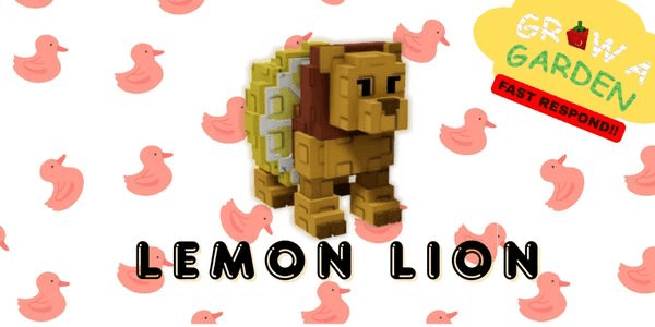 Lemon Lion | Grow A Garden