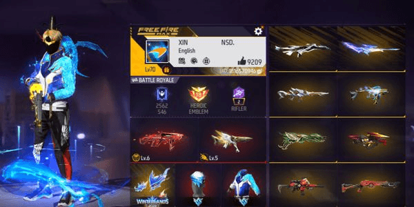 Gambar Product Cheap Semi-Old Sultan FF Account Evo #1