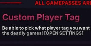 Gambar Product Custom Player Tag