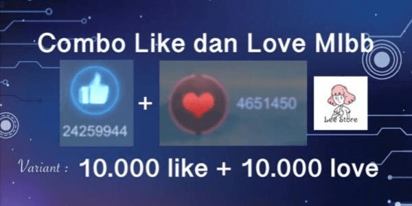 Gambar Product 10.000 like profil mlbb + 10.000 like album mlbb