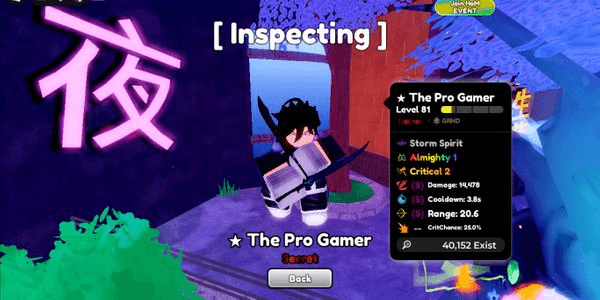 Gambar Product The Pro Gamer (SJW) Almaighty + Crit 2 Good stats