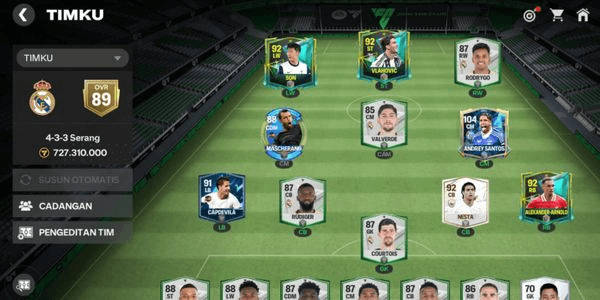Gambar Product AKUN FC MOBILE OVR 89 MURAH GG | ANDREY SANTOS 104, NESTA 92, SON 92! SQUAD SULTAN  #4