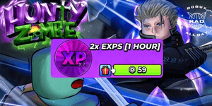 2x Exp (1 ora) - Hunty Zombie