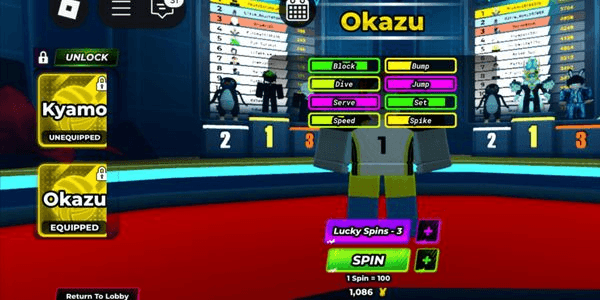 Gambar Product Godly Kyamo + Godly Okazu - Volleyball legends
