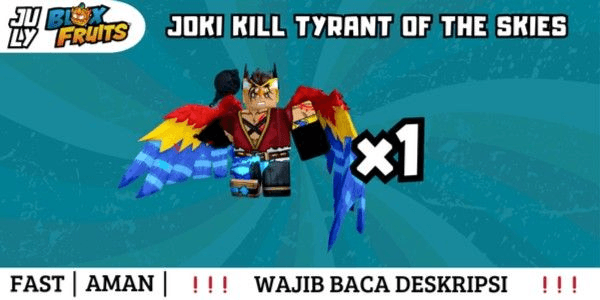 Gambar Product Joki Kill Tyrant of The Skies