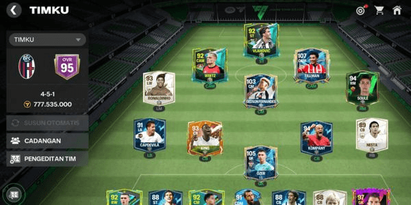 Gambar Product AKUN FC MOBILE OVR 95 MURAH GG | RONALDINHO 93, TILLMAN 107, ÖZER 105! SQUAD SULTAN  #3