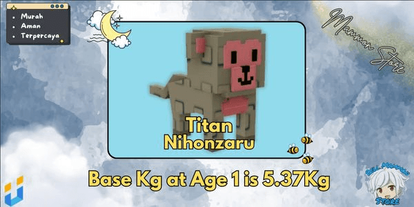 Gambar Product Titan Nihonzaru (5.37Kg at age 1)