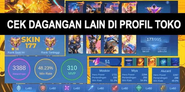 Gambar Product #100 CHEAP MOBILE LEGENDS ACCOUNTS