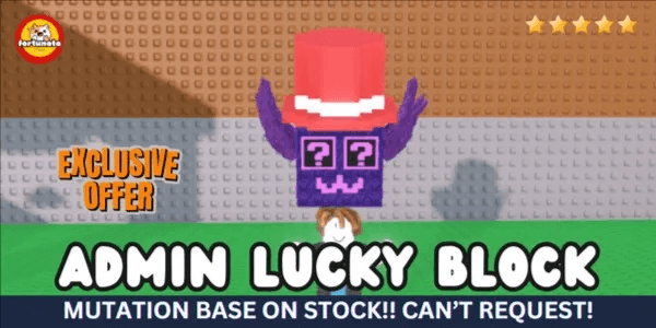 Admin Lucky Block | Steal A Brainrot
