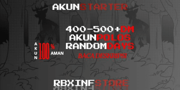 Gambar Product AKUN STARTER 400-500DM (RANDOM DAYS)
