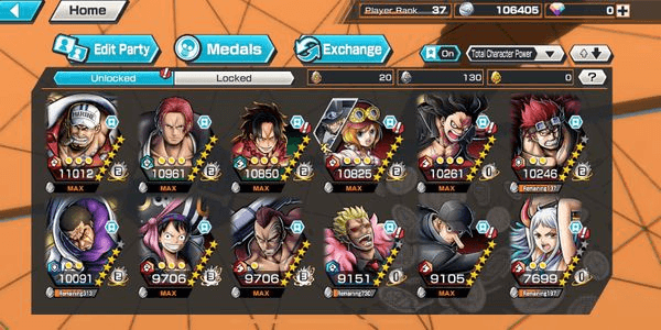 2 Extreme Max | Shanks Red Max Feat Akainu Max | Power 10k | Good Medal Good Support + Char Lainnya