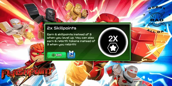 2X Skillpoints