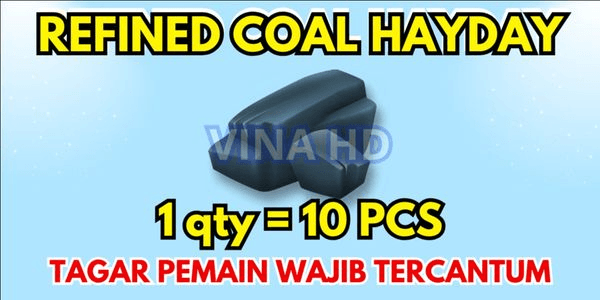 Gambar Product Refined Coal / Hay Day Processed Coal 10pcs