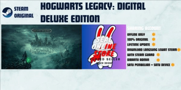 Gambar Product Hogwarts Legacy: Digital Deluxe Edition STEAM SHARING GUARD