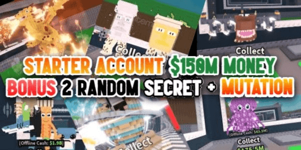 Gambar Product STARTER ACCOUNT 150M MONEY | BONUS 2 SECRET | STEAL A BRAINROT