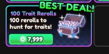 Gambar Product 100 Trait Reroll