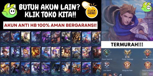 Gambar Product AKUN MOBILE LEGENDS MURAH (LIGHTBORN ALUCARD, LIGHTBORN TIGREAL, EPIC MOSKOV, EPIC ROGER, EPIC ESTES, EPIC HARLEY, EPIC CHANGE, VENOM DYRROTH)