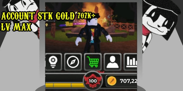 Gambar Product ACCOUNT STK GOLD 707k+ LV MAX