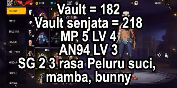 Gambar Product #1 FREEFIRE ACCOUNT AS PER IMAGE