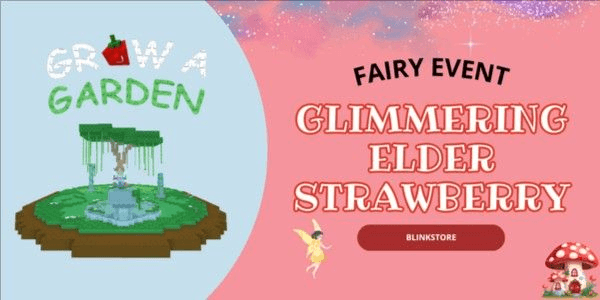Gambar Product Glimmering Elder Strawberry (1 Fruit) Fairy Event | Grow A Garden