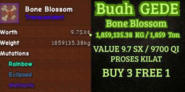 Gambar Product Bone Blossom Value 9.7 SX - Grow A Garden
