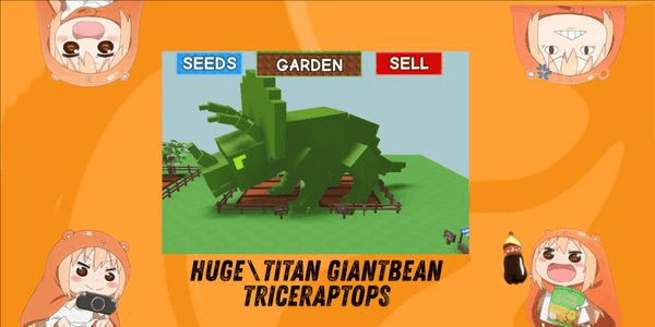 Gambar Product Huge/Titan GiantBean Triceraptops | GROW A GARDEN