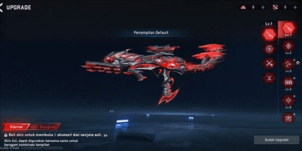 Gambar Product Akun Blood strike, Starter Eternal Uzi Scorpio