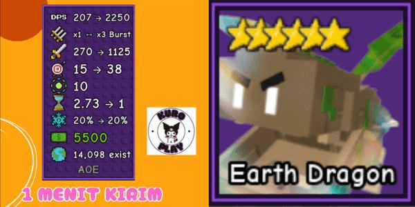 Gambar Product Earth Dragon - Garden Tower Defense